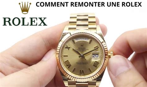 comment remonter une montre rolex|Comment remonter une montre Rolex .